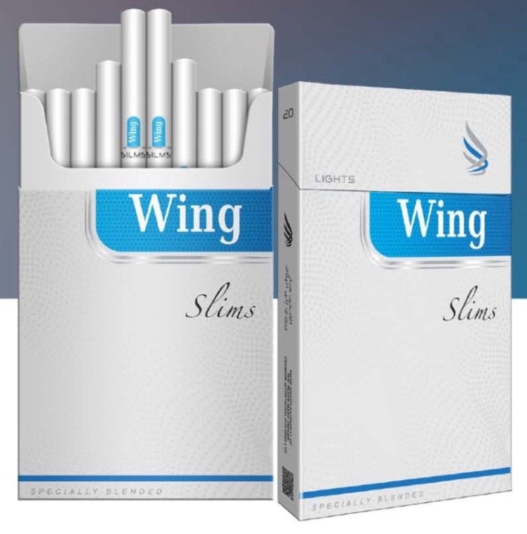 وينغ عريض أزرق